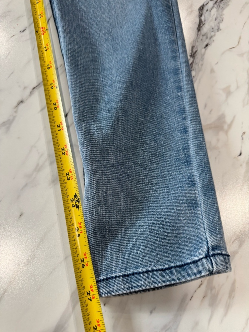 Democracy AB Technology Women's Blue Skinny Jeans Women’s Size 8 Light Wash - Picture 11 of 13